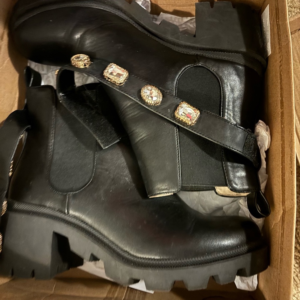 Black Boots Steve Madden Used